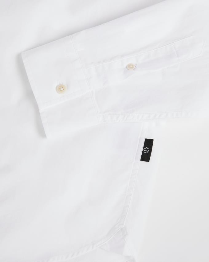 Chemises Ted Baker Poplin Blanche Homme | QYO-56877732